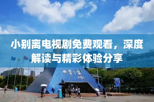 小別離電視劇免費(fèi)觀看，深度解讀與精彩體驗(yàn)分享