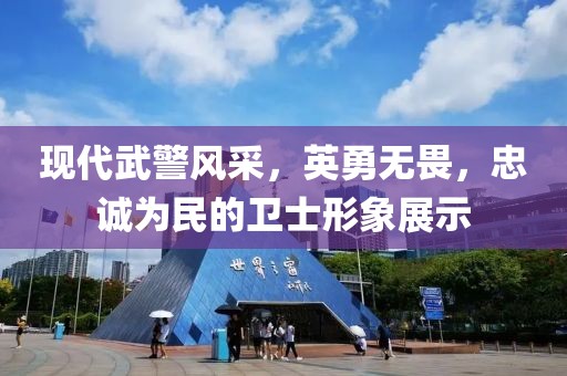 現代武警風采，英勇無畏，忠誠為民的衛(wèi)士形象展示