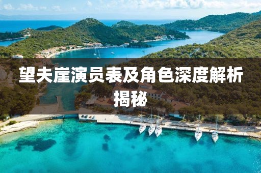 望夫崖演員表及角色深度解析揭秘