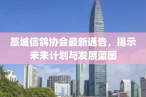 藁城信鴿協(xié)會最新通告，揭示未來計劃與發(fā)展藍圖