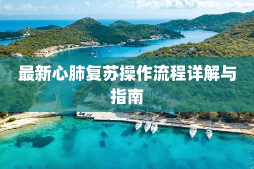 最新心肺復(fù)蘇操作流程詳解與指南