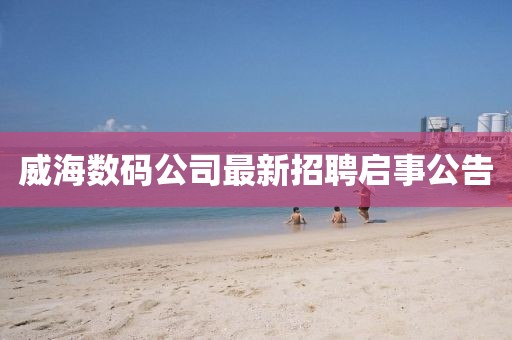 威海數(shù)碼公司最新招聘啟事公告