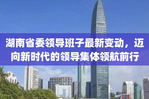 湖南省委領(lǐng)導(dǎo)班子最新變動(dòng)，邁向新時(shí)代的領(lǐng)導(dǎo)集體領(lǐng)航前行