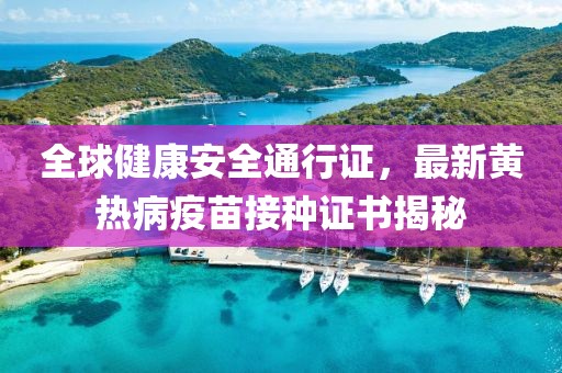 全球健康安全通行證，最新黃熱病疫苗接種證書揭秘