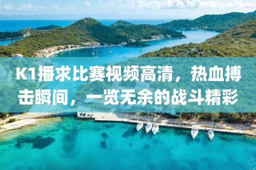 K1播求比賽視頻高清，熱血搏擊瞬間，一覽無余的戰(zhàn)斗精彩