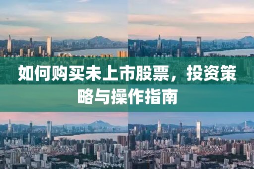 如何購買未上市股票，投資策略與操作指南