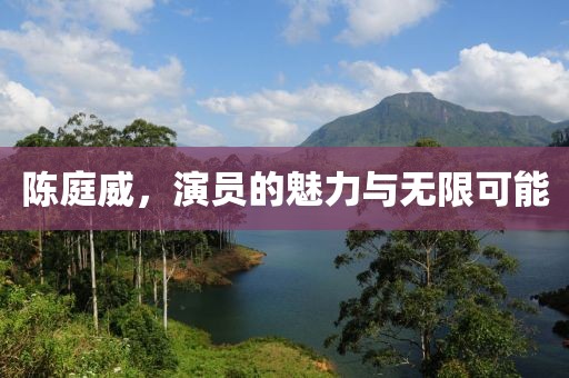 陳庭威，演員的魅力與無限可能