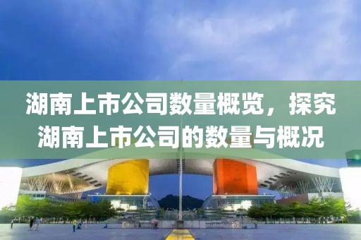 湖南上市公司數(shù)量概覽，探究湖南上市公司的數(shù)量與概況