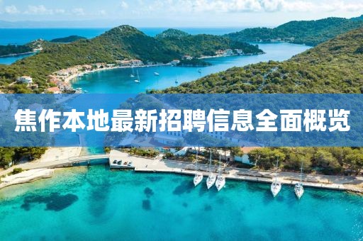 焦作本地最新招聘信息全面概覽