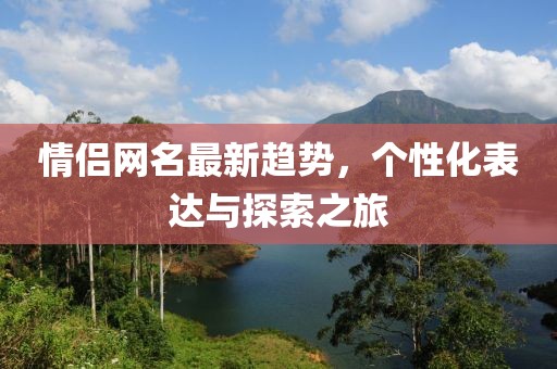 情侶網(wǎng)名最新趨勢，個性化表達與探索之旅