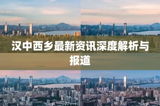 漢中西鄉(xiāng)最新資訊深度解析與報(bào)道