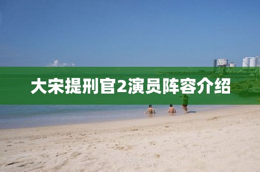 大宋提刑官2演員陣容介紹