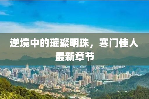 逆境中的璀璨明珠，寒門佳人最新章節(jié)