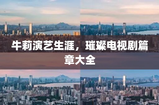 牛莉演藝生涯，璀璨電視劇篇章大全