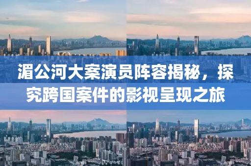 湄公河大案演員陣容揭秘，探究跨國案件的影視呈現(xiàn)之旅
