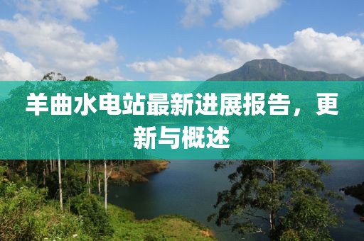 羊曲水電站最新進展報告，更新與概述