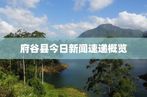 府谷縣今日新聞速遞概覽