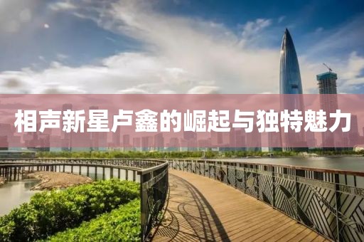 相聲新星盧鑫的崛起與獨特魅力