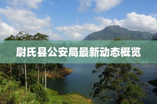 尉氏縣公安局最新動(dòng)態(tài)概覽