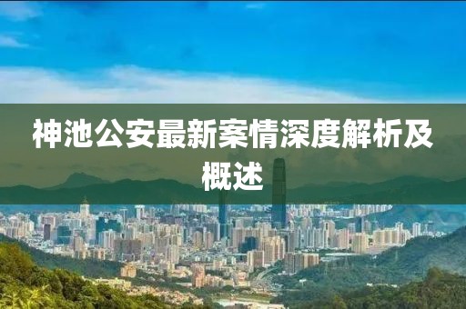 神池公安最新案情深度解析及概述