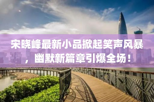宋曉峰最新小品掀起笑聲風(fēng)暴，幽默新篇章引爆全場(chǎng)！