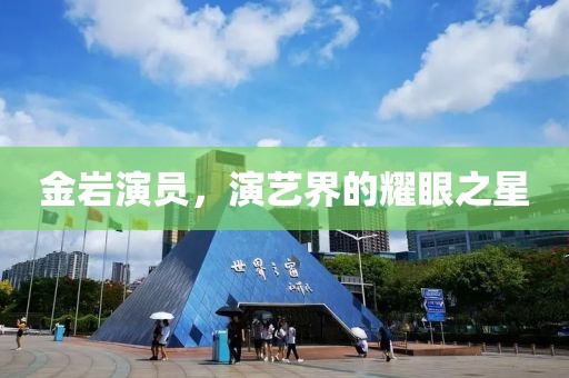 金巖演員，演藝界的耀眼之星