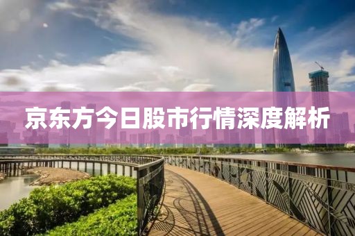 京東方今日股市行情深度解析