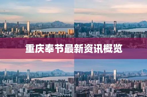 重慶奉節(jié)最新資訊概覽