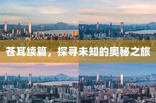 蒼耳續(xù)篇，探尋未知的奧秘之旅
