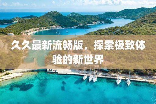 久久最新流暢版，探索極致體驗(yàn)的新世界