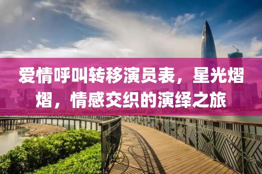 愛情呼叫轉(zhuǎn)移演員表，星光熠熠，情感交織的演繹之旅