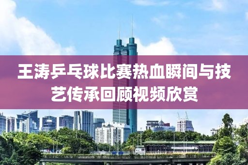王濤乒乓球比賽熱血瞬間與技藝傳承回顧視頻欣賞