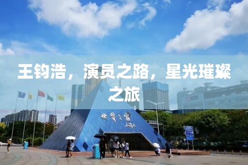 王鈞浩，演員之路，星光璀璨之旅