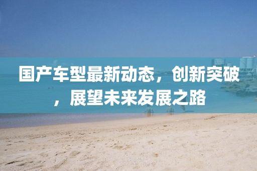 國產(chǎn)車型最新動態(tài)，創(chuàng)新突破，展望未來發(fā)展之路