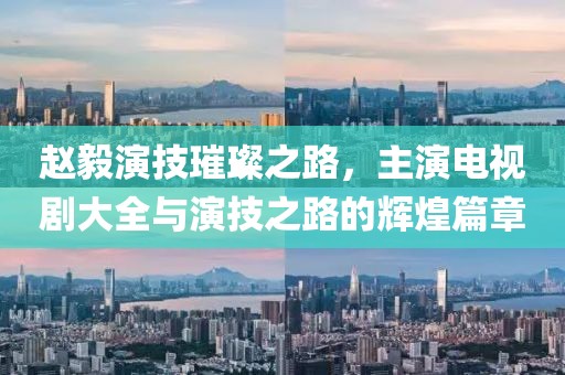 趙毅演技璀璨之路，主演電視劇大全與演技之路的輝煌篇章
