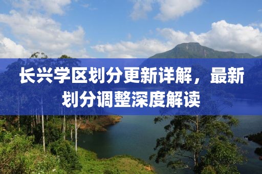 長興學(xué)區(qū)劃分更新詳解，最新劃分調(diào)整深度解讀