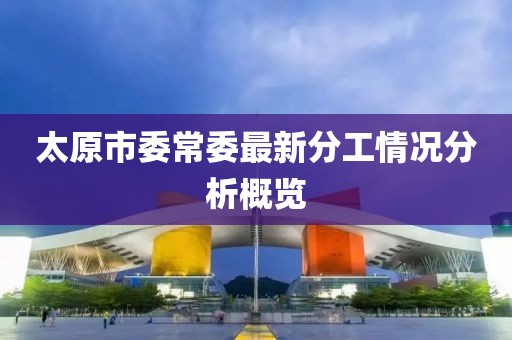 太原市委常委最新分工情況分析概覽