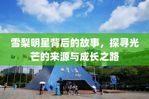 雪梨明星背后的故事，探尋光芒的來源與成長之路