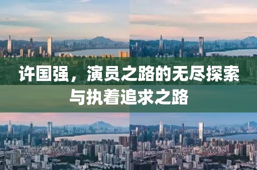 許國強，演員之路的無盡探索與執(zhí)著追求之路