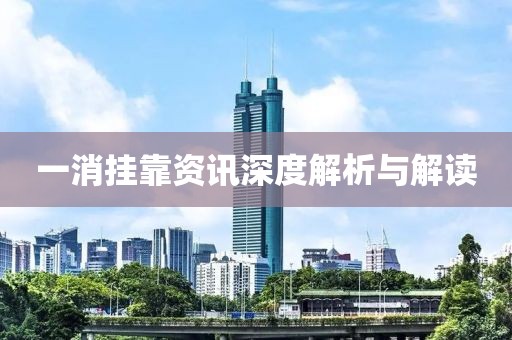 一消掛靠資訊深度解析與解讀
