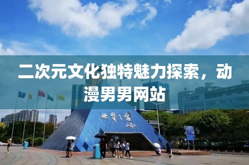 二次元文化獨特魅力探索，動漫男男網站