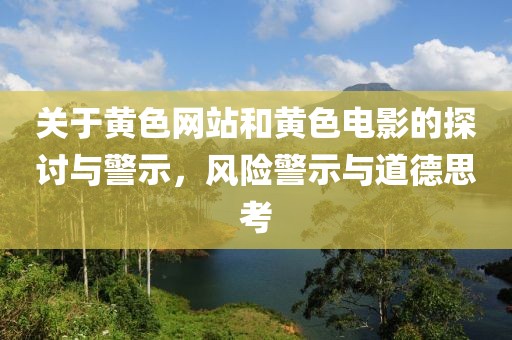 關于黃色網站和黃色電影的探討與警示，風險警示與道德思考