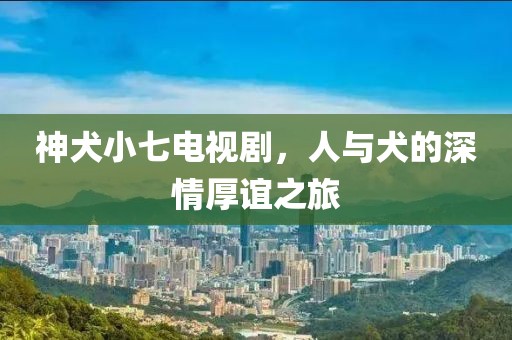 神犬小七電視劇，人與犬的深情厚誼之旅