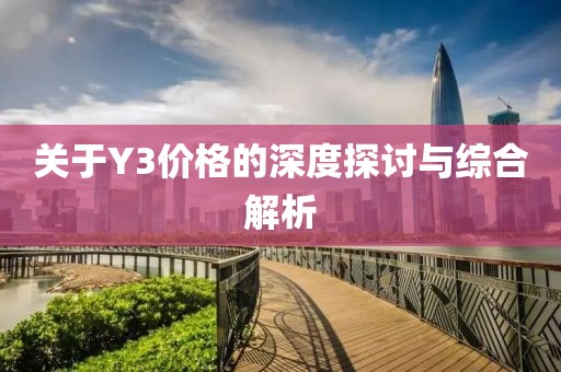 關(guān)于Y3價格的深度探討與綜合解析