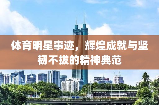 體育明星事跡，輝煌成就與堅韌不拔的精神典范