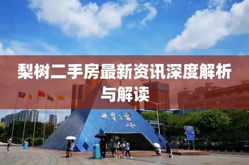 梨樹二手房最新資訊深度解析與解讀