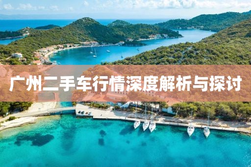 廣州二手車行情深度解析與探討