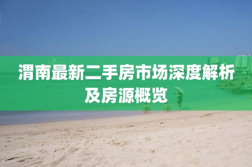 渭南最新二手房市場深度解析及房源概覽