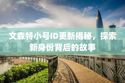 文森特小號ID更新揭秘，探索新身份背后的故事
