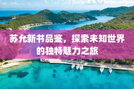 蘇允新書品鑒，探索未知世界的獨特魅力之旅